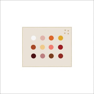 Petal Lane 22"x18" Pink Dot Magnet Board Framed Wall Art Natural - 1 of 4