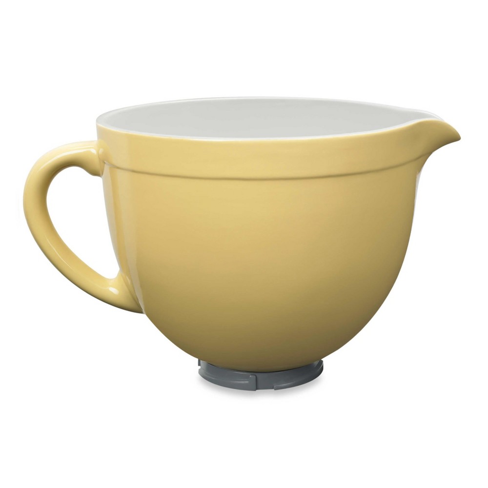 UPC 883049338859 product image for KitchenAid 5 Quart Tilt-Head Ceramic Bowl - Majestic Yellow | upcitemdb.com