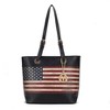 MKF Collection Vera Vegan Leather Patriotic Flag Pattern Women’s Tote Bag by Mia K - 2 of 4