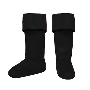 HalloweenCostumes.com One Size Fits Most  Child Superhero Bootcovers, Black - 1 of 1