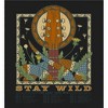 "Stay Wild The Last Tour 1976" Featuring Snake, Guitar, and Dandelion Adult Crew Neck Short Sleeve Tee - 2 of 2