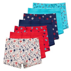 Lucky & Me Nolan Boys Organic Cotton Boxer Briefs - 1 of 4