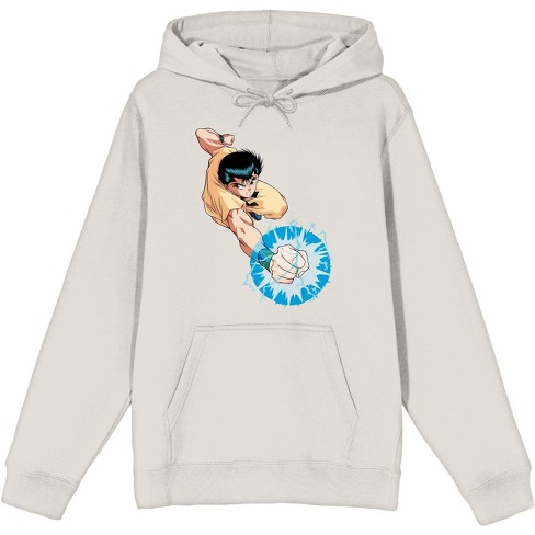 Yu Yu Hakusho Yusuke Urameshi Men's Graphic Hoodie in Sand-S