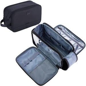 Generic Travel Toiletry Bag for Men, Medium Water-Resistant Double-Sided Full-Open Dopp Kit - 1 of 4