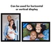 Americanflat 12x18 Picture Frame - Composite Wood and Plexiglass Cover - Black - 4 of 4