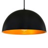 CWI Lighting Modest 1 Light Down Pendant With Black Finish - 2 of 4