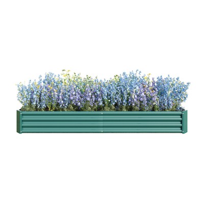 Dolonm Raised Garden Bed Kit - Metal Raised Bed Garden  for Flower Planters, Vegetables Herb Green