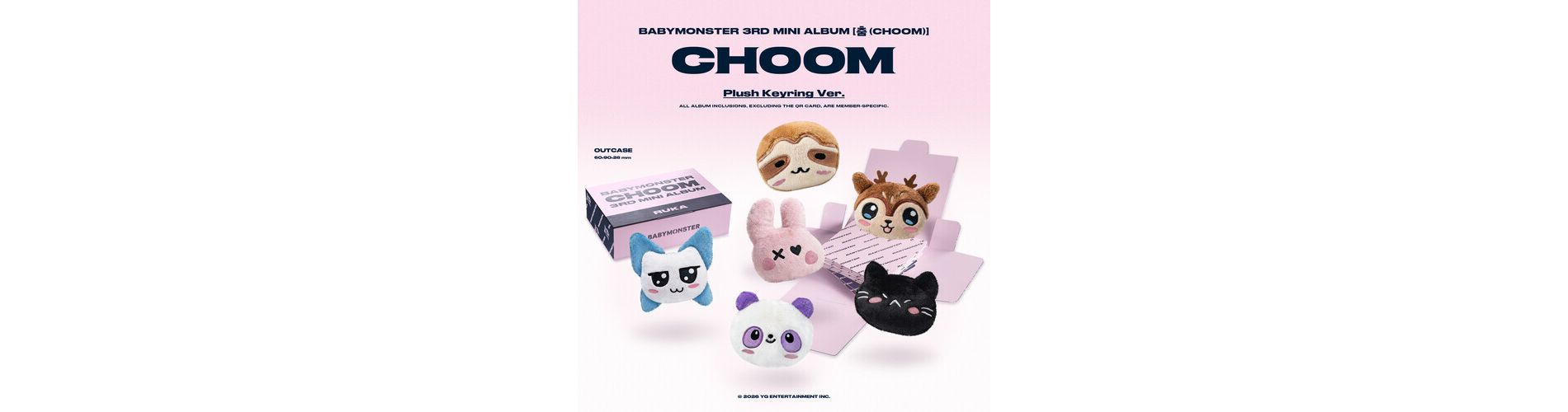 Babymonster - Choom - Plush Keyring Version