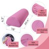 Purify Bolster Pillow Lumbar Semi Roll - Effectively Supports Legs, Knees,  Lower Back, Ankles - Pink : Target