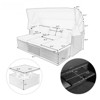 VisioGear Patio Chaise Lounges, Patio Daybed with Retractable Canopy, Sectional Seating with Cushions for Backyard Porch, Gray, 40.9"*82.7"*52" - 2 of 4