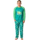 National Lampoon's Christmas Vacation Mens' Griswold Family Sleep Pajama Set Green