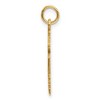 Black Bow Jewelry 14k Yellow Gold MD Caduceus Charm 22mm - 2 of 4