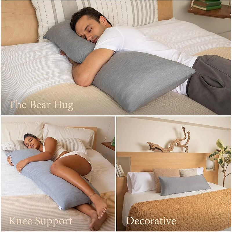 Pharmedoc Pregnancy Pillows, Shredded Memory Foam, Maternity Pillow for Sleeping, 4 of 8