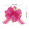 Unique Bargains Pull Bows for Gift Wrapping Weddings Birthdays Christmas 47.28"x1.9" 3 Pcs - 2 of 4
