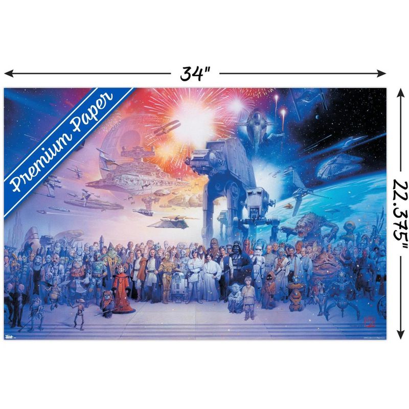 Trends International Star Wars: Saga - Galaxy Unframed Wall Poster Prints, 3 of 7