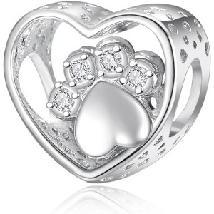 Sterling Silver Dangle Charm Beads for Women - DIY Pendants for Bracelets & Necklaces, Jewelry Gifts - 1 of 4