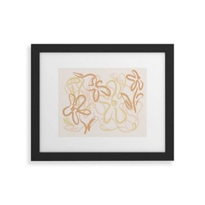 Deny Designs Alilscribble Another Flower Design Framed Art Print - 1 of 4