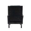 Cesicia Black PU Accent Chair Modern Lounge Chair with Sturdy Wood Legs for Living Room Bedroom - 3 of 4