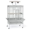 Prevue Pet Products 36" x 24" x 66" Select Wrought Iron Parrot Bird Cage, Pewter - 3 of 4