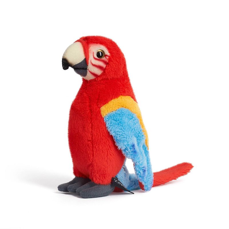 FAO Schwarz 6&#34; Red Parrot Toy Plush, 6 of 13