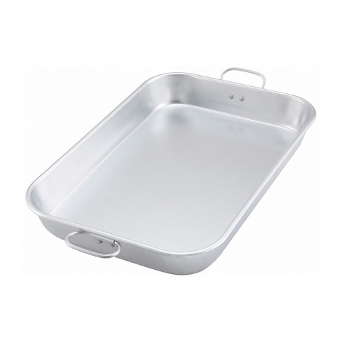 Winco Bake Pan with Dual Drop Handles, Aluminum, 12 x 18