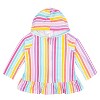 Gerber Baby Girls' Swim Zipper Hoodie Terry Coverup - Rainbow - 3-6 Months - 3 of 4