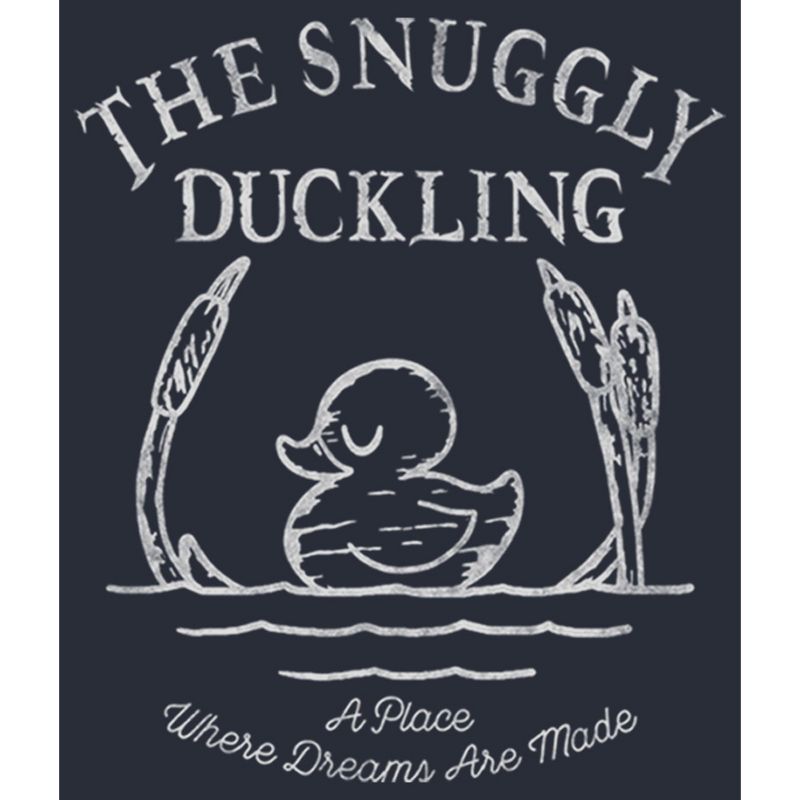 Juniors Womens Tangled Snuggly Duckling Motto Festival Muscle Tee, 2 of 5