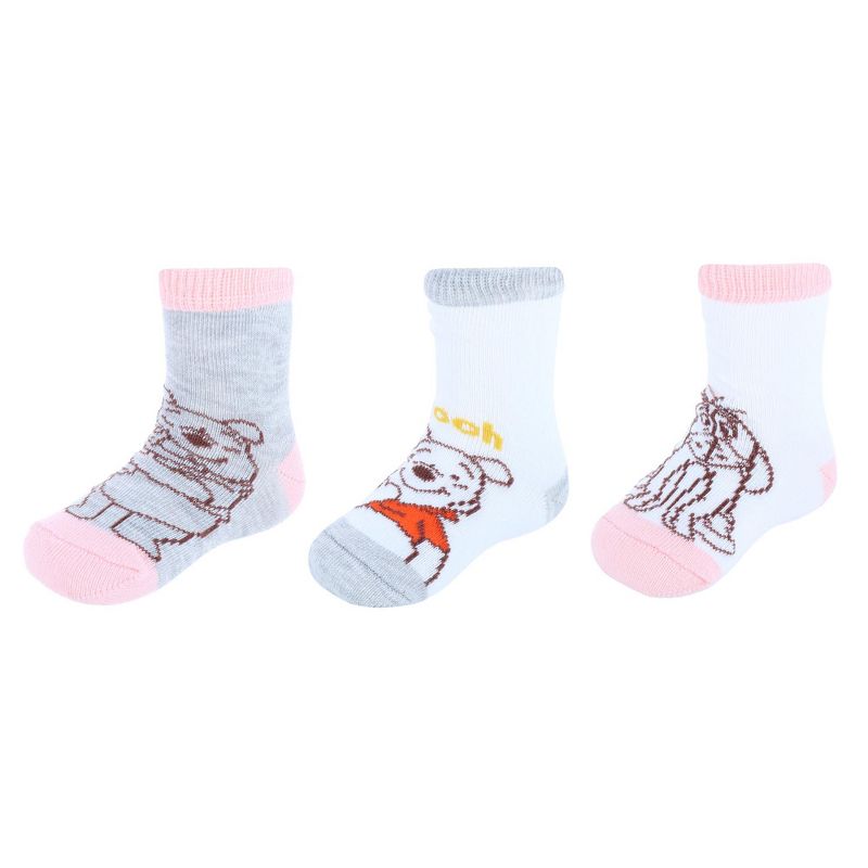Textiel Trade Infant's Disney Winnie the Pooh Super Soft Socks (3 Pack), 1 of 5