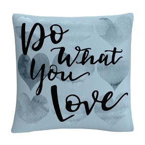 Abc Art 16 X 16 Decorative Throw Pillow by Trademark Fine Art - 1 of 4