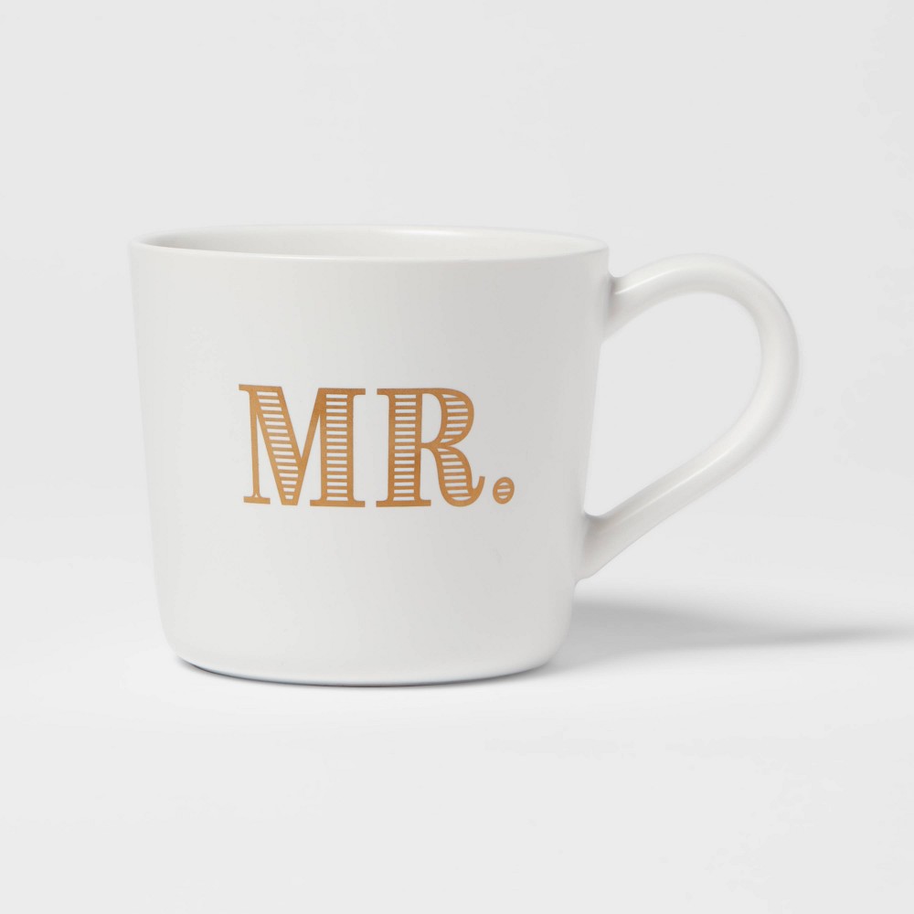 Photos - Glass 15oz Stoneware Mr. Mug - Threshold™