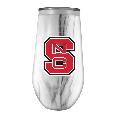 NCAA  NC State Wolfpack 16oz Marble Tall Stemless Stainless Steel Tumbler