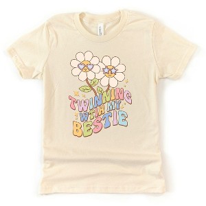 The Juniper Shop Twinning With Bestie Toddler Short Sleeve Tee - 1 of 2