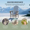 WestinTrends Outdoor Patio Adirondack Dining Chair Weather Resistant - 3 of 4