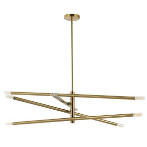 Dainolite Wand 8 - Light Pendant in  Aged Brass - 1 of 1