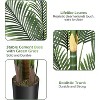 Artificial Palm Tree, 6 Ft Tall Faux Areca Palm Plants In Pot, Fake Tropical Palm Tree With Lifelike Leaves and Realistic Trunk, Faux Dypsis - 2 of 4