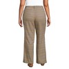 Lands' End Women's Brushed Flannel High Rise Pleated Wide Leg Pants - 2 of 4