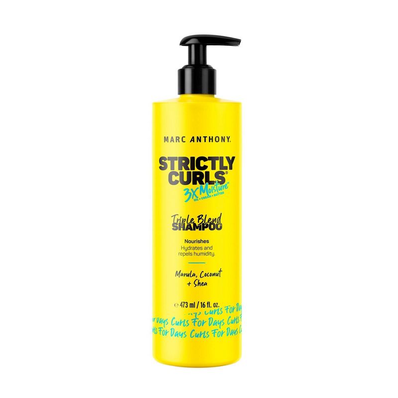 Marc Anthony Strictly Curls 3x Moisture Shampoo for Curly Hair - Shea Butter &#38; Marula Oil - 16 fl oz, 1 of 11
