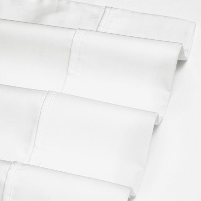 Antique White King Cotton Sateen Deep Pocket Sheet Set