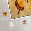 Art Remedy Golden Ochre Butterfly II Elegant Butterfly Wall Art Framed - 4 of 4