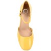 Journee Womens Hesster Mary Jane Mid Block Heel Square Toe Pumps - 4 of 4