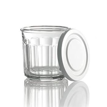 6oz Glass Jars (12) w/BLK Top – Nature's Joy & Wellness