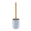 Evideco French Home Goods Stylish Toilet Brush and Holder Set with Natural Bamboo handle - 2 of 4