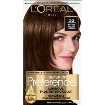 L'Oreal Superior Preference Sun-Kissed Caramels Permanent Haircolor, Warmer, Hi-Lift Gold Brown UL63