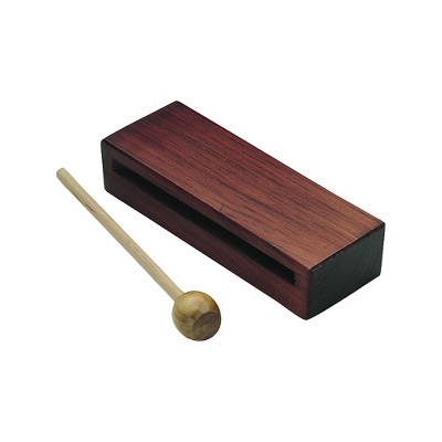 Hohner Kids Wood Block with Mallet Hardwood