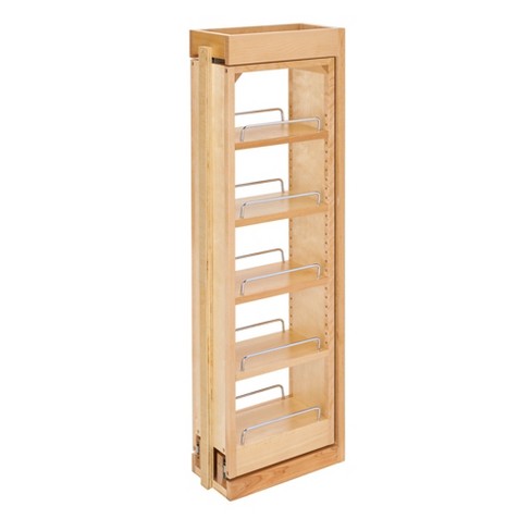 Slide-A-Shelf Made-to-Fit Slide-Out Shelf 6 in. to 36 in. Wide Full-Extension with Soft Close Choice of Wood Front