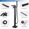WOWOW Single-Handle Freestanding Tub Faucet with Hand Shower - 3 of 4