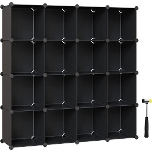 SONGMICS DIY Cube Storage Organizer Shelf Cabinet Bookshelf Bookcase - 1 of 4