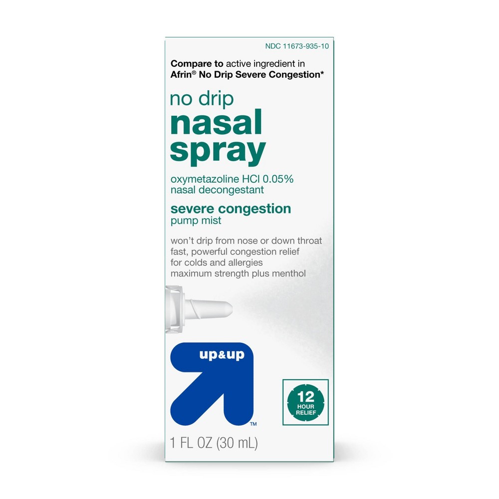 No Drip Nasal Decongestant Spray - 1 fl oz - up&up™