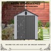 CAVINAS Outdoor Storage Shed Weatherproof Garden Big Spire Tool Storage for backyard for Garden, Storing Tools - 4 of 4