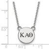 Black Bow Jewelry Sterling Silver Kappa Alpha Theta Greek Life Necklace 18 Inch - 2 of 4